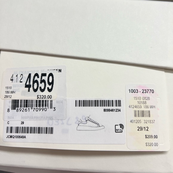 Alexander McQueen pink glitter sneakers - Picture 6 of 7